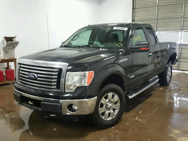 1FTFX1ET0BFD26346 - 2011 FORD F150 SUPER BLACK photo 2