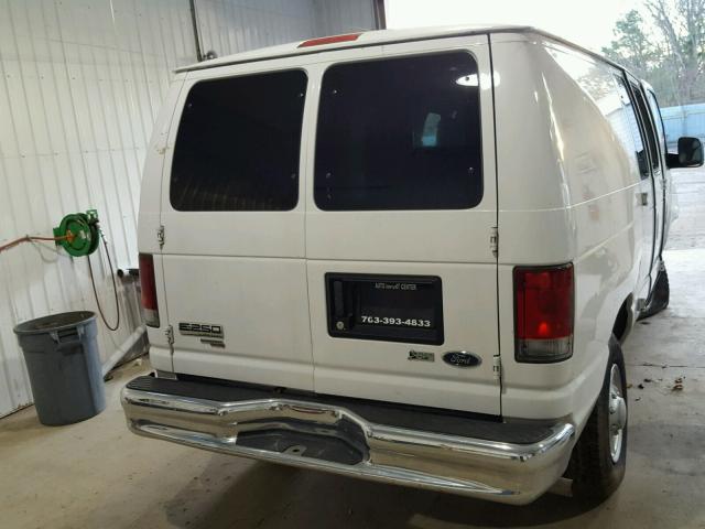 1FTNE2EW0DDB02512 - 2013 FORD ECONOLINE WHITE photo 4