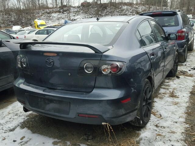 JM1BK324281106606 - 2008 MAZDA 3 S GRAY photo 4