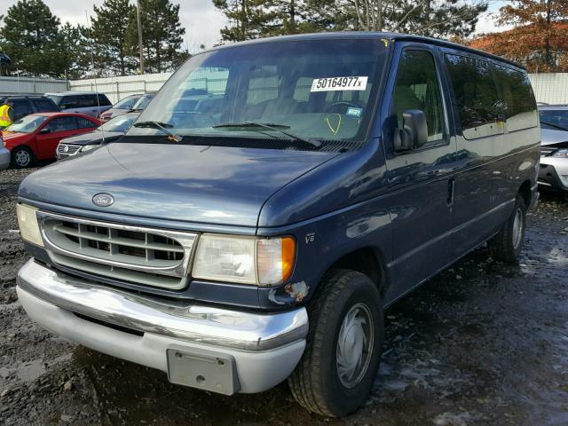 1FMRE11L1WHA71382 - 1998 FORD ECONOLINE BLUE photo 2