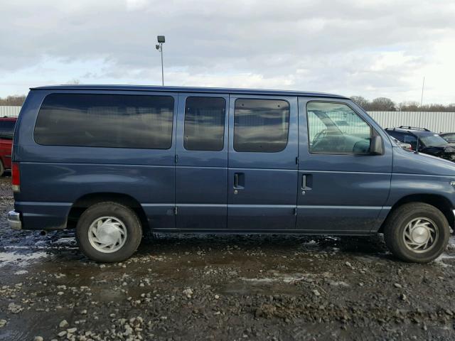 1FMRE11L1WHA71382 - 1998 FORD ECONOLINE BLUE photo 9