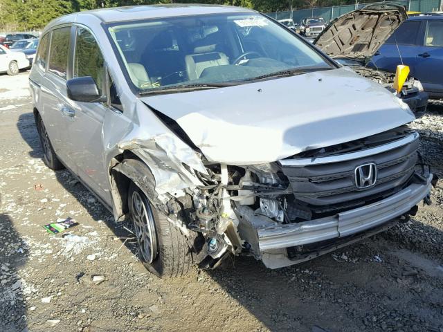 5FNRL5H60DB072456 - 2013 HONDA ODYSSEY EX SILVER photo 1