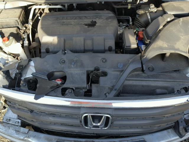 5FNRL5H60DB072456 - 2013 HONDA ODYSSEY EX SILVER photo 7