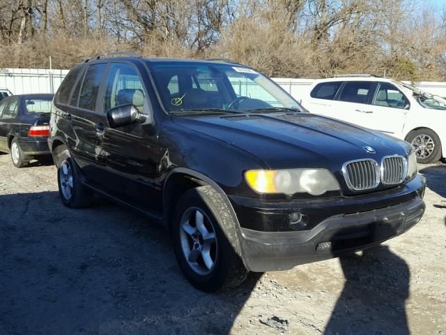 5UXFA53512LP30818 - 2002 BMW X5 3.0I BLACK photo 1