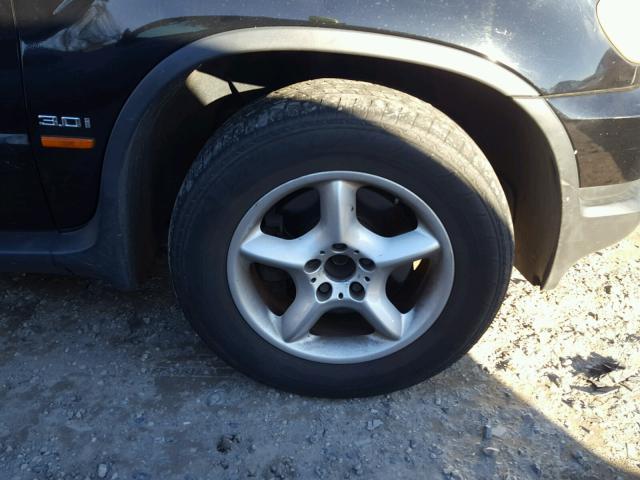 5UXFA53512LP30818 - 2002 BMW X5 3.0I BLACK photo 9