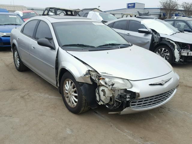 1C3EL46X52N224934 - 2002 CHRYSLER SEBRING LX SILVER photo 1