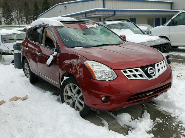 JN8AS5MV7CW373107 - 2012 NISSAN ROGUE S RED photo 1