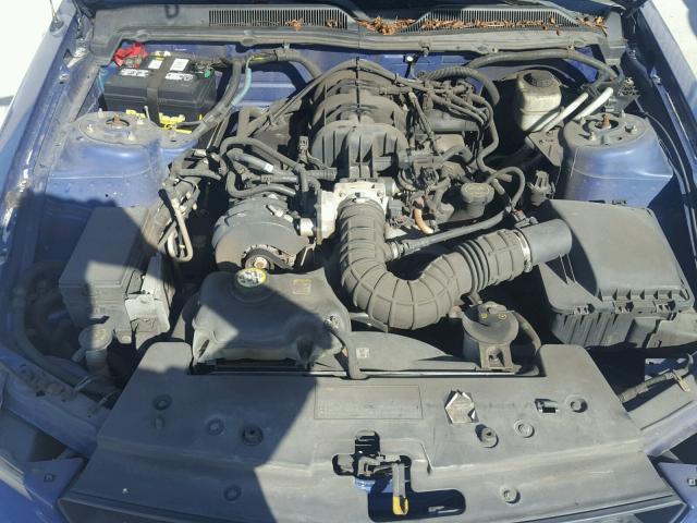 1ZVFT80N655175520 - 2005 FORD MUSTANG BLUE photo 7