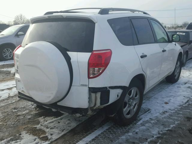 JTMBD33V785215041 - 2008 TOYOTA RAV4 WHITE photo 4