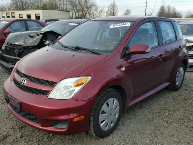 JTKKT624165022001 - 2006 TOYOTA SCION XA BURGUNDY photo 2