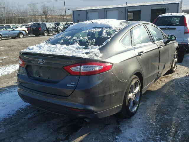 3FA6P0HD9GR219391 - 2016 FORD FUSION SE GRAY photo 4