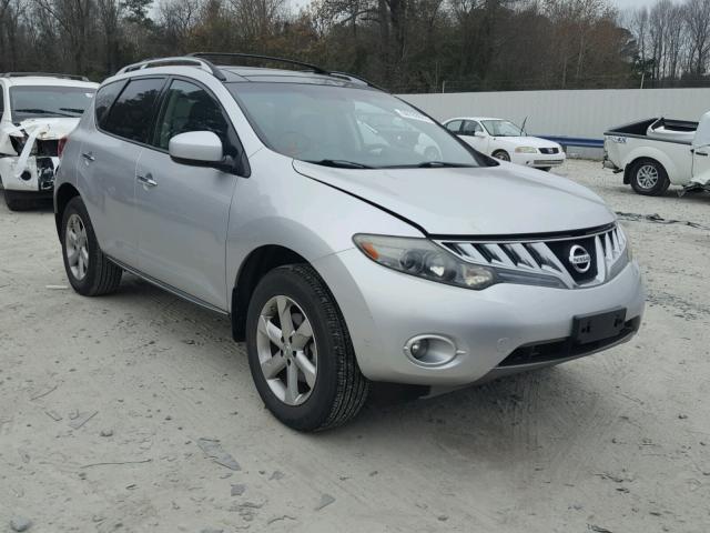 JN8AZ18U59W105851 - 2009 NISSAN MURANO S SILVER photo 1