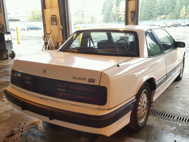 2G4WF15L0R1480880 - 1994 BUICK REGAL GRAN WHITE photo 4