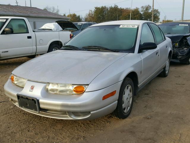 1G8ZH52802Z147055 - 2002 SATURN SL1 SILVER photo 2