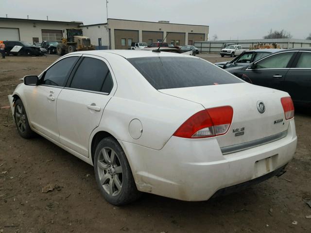 3MEHM0JA3AR647720 - 2010 MERCURY MILAN PREM WHITE photo 3