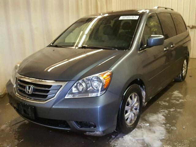 5FNRL38688B001581 - 2008 HONDA ODYSSEY EX GRAY photo 2