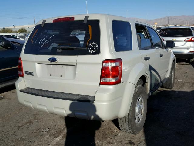 1FMCU02Z98KC01145 - 2008 FORD ESCAPE XLS GRAY photo 4