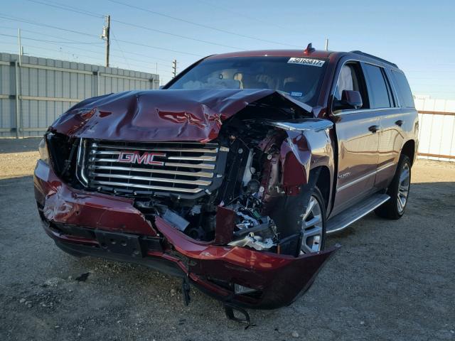 1GKS1BKC7GR442177 - 2016 GMC YUKON SLT MAROON photo 2