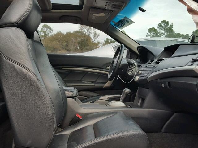 1HGCS22868A009346 - 2008 HONDA ACCORD EXL GRAY photo 5