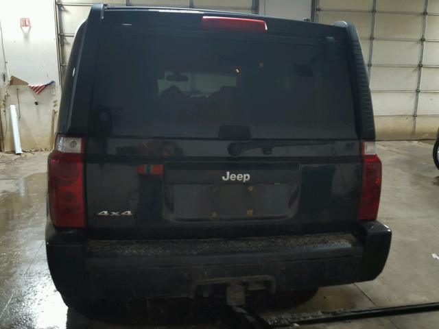 1J8HG48K99C516339 - 2009 JEEP COMMANDER შავი ფოტო 10