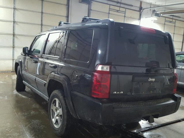 1J8HG48K99C516339 - 2009 JEEP COMMANDER შავი ფოტო 3
