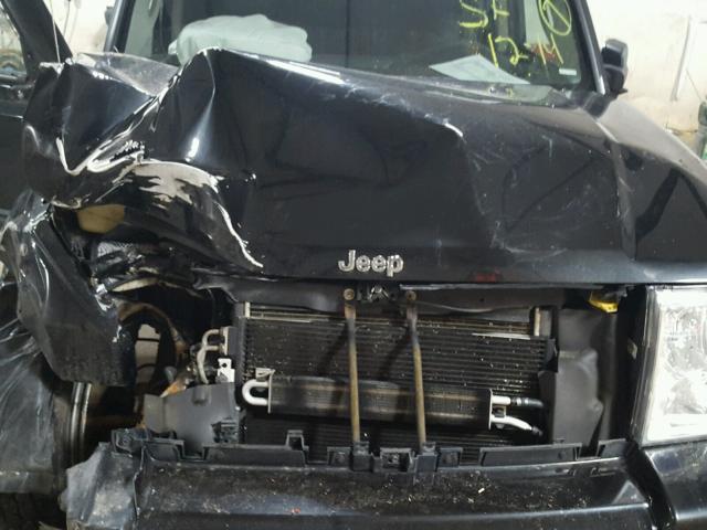 1J8HG48K99C516339 - 2009 JEEP COMMANDER შავი ფოტო 7