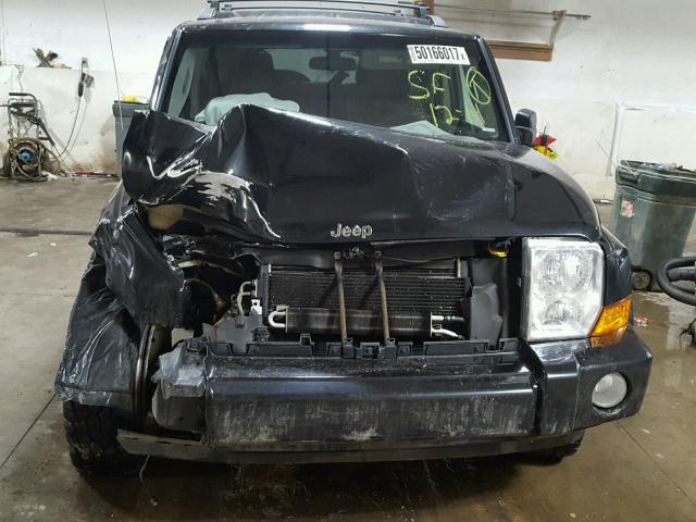 1J8HG48K99C516339 - 2009 JEEP COMMANDER შავი ფოტო 9