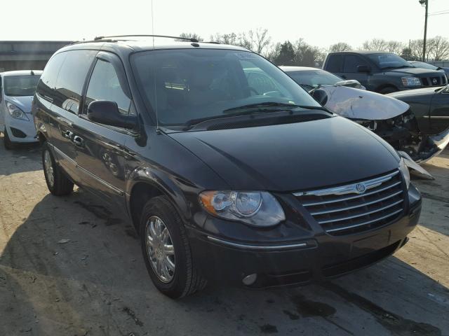 2A8GP64L67R328873 - 2007 CHRYSLER TOWN & COU BLACK photo 1