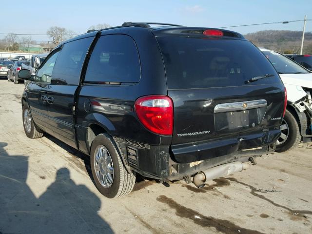 2A8GP64L67R328873 - 2007 CHRYSLER TOWN & COU BLACK photo 3