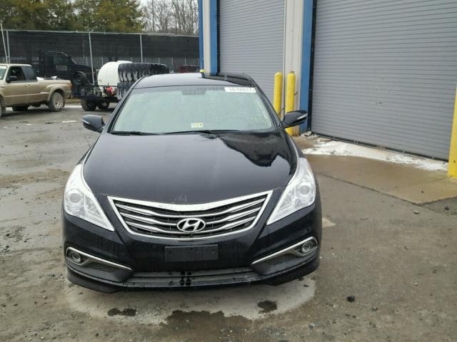 KMHFG4JG5HA583563 - 2017 HYUNDAI AZERA BLACK photo 9