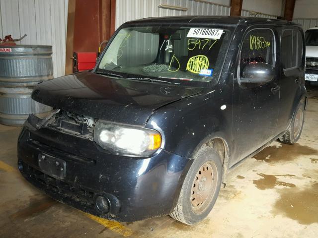 JN8AZ2KR8AT165977 - 2010 NISSAN CUBE BASE BLACK photo 2