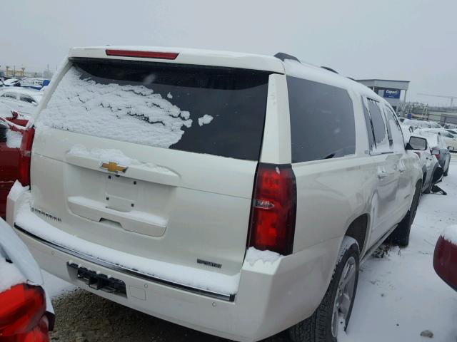 1GNSKKKC5FR120250 - 2015 CHEVROLET SUBURBAN K WHITE photo 4