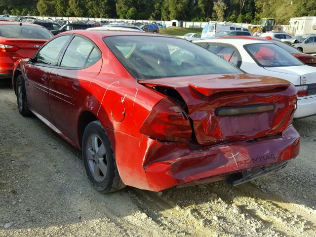 2G2WP552871107362 - 2007 PONTIAC GRAND PRIX Марун фото 3