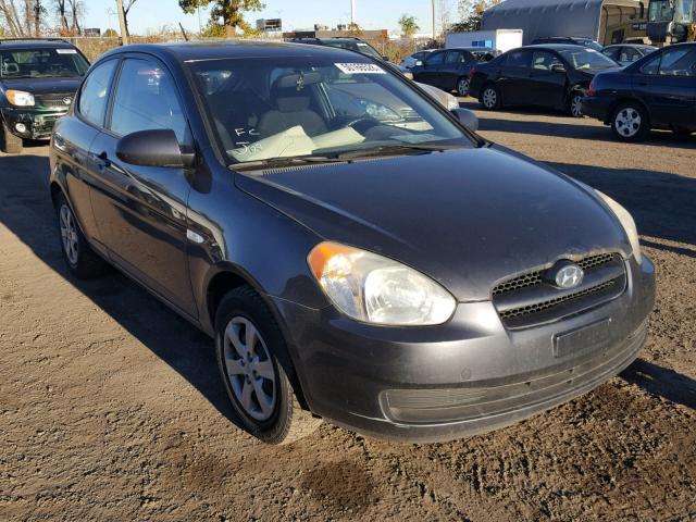 KMHCN35C08U055857 - 2008 HYUNDAI ACCENT BAS CHARCOAL photo 1