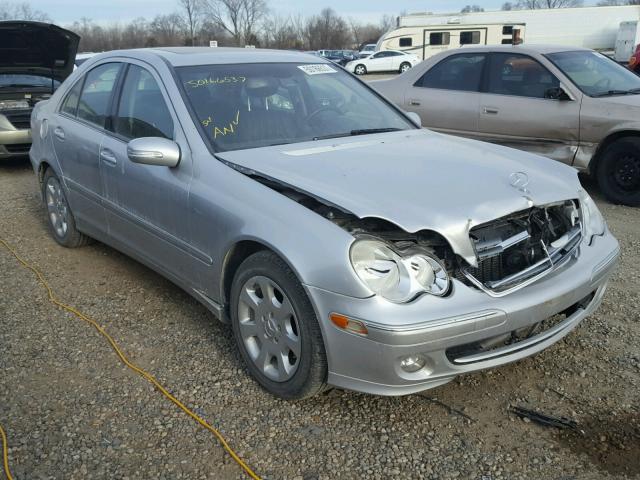 WDBRF84J25F601873 - 2005 MERCEDES-BENZ C 320 4MAT SILVER photo 1