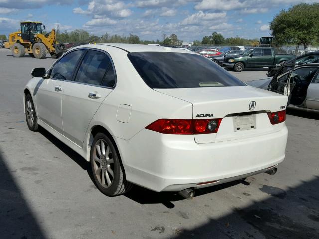 JH4CL96967C015639 - 2007 ACURA TSX WHITE photo 3