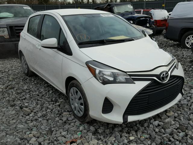 VNKKTUD3XFA054945 - 2015 TOYOTA YARIS WHITE photo 1