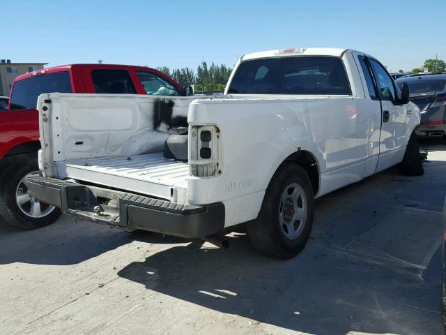 1FTRF12278KD08793 - 2008 FORD F150 WHITE photo 4