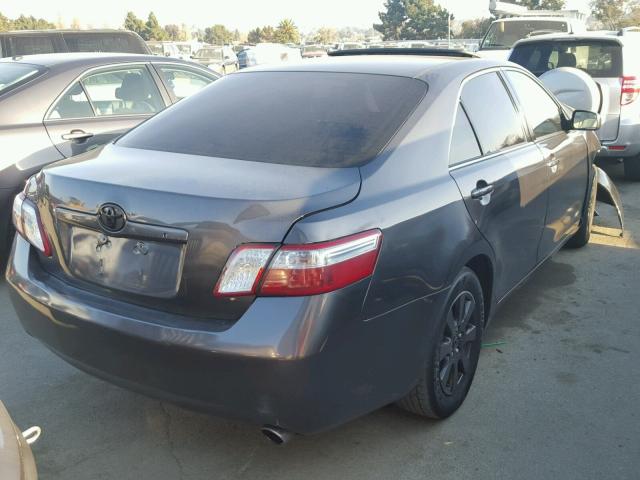 4T1BB46K07U002199 - 2007 TOYOTA CAMRY NEW GRAY photo 4