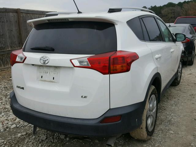 2T3ZFREV9FW206694 - 2015 TOYOTA RAV4 LE WHITE photo 4