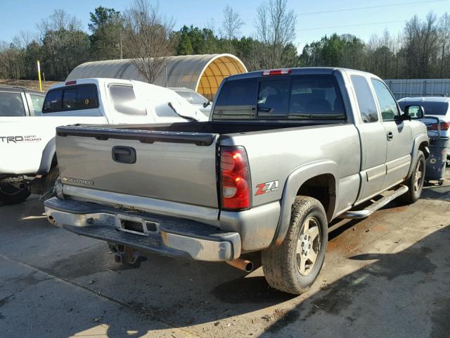 1GCEK19BX6E158366 - 2006 CHEVROLET SILVERADO GRAY photo 4