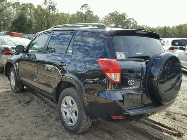 JTMZK33VX76009466 - 2007 TOYOTA RAV4 BLACK photo 3