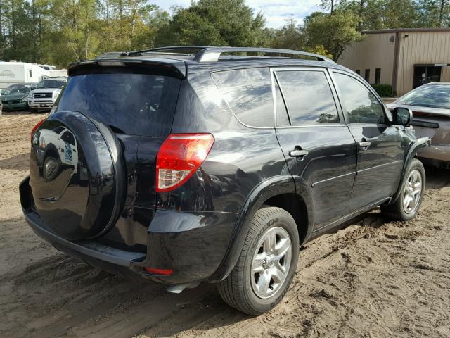 JTMZK33VX76009466 - 2007 TOYOTA RAV4 BLACK photo 4