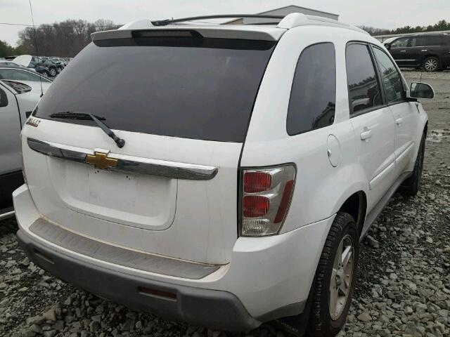 2CNDL73F066170758 - 2006 CHEVROLET EQUINOX LT WHITE photo 4