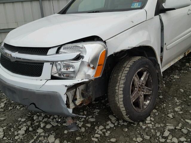 2CNDL73F066170758 - 2006 CHEVROLET EQUINOX LT WHITE photo 9