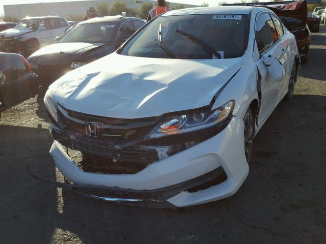 1HGCT1B89GA011825 - 2016 HONDA ACCORD EXL WHITE photo 2