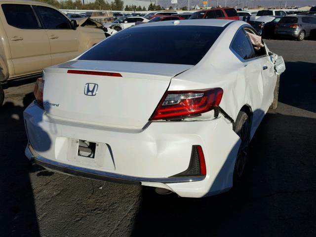 1HGCT1B89GA011825 - 2016 HONDA ACCORD EXL WHITE photo 4