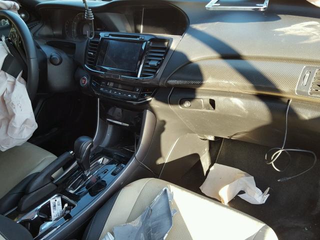 1HGCT1B89GA011825 - 2016 HONDA ACCORD EXL WHITE photo 9