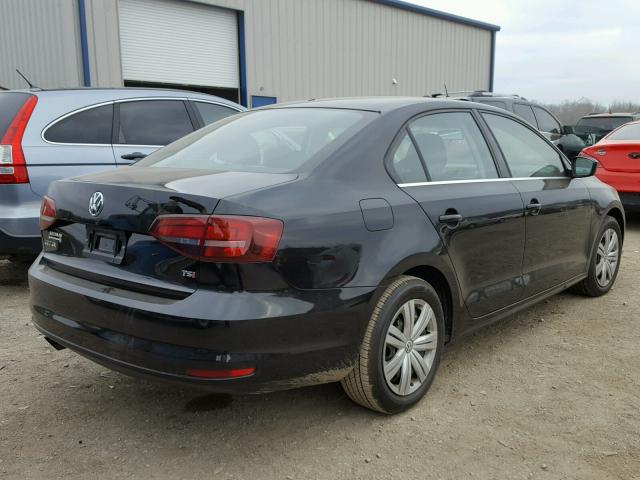 3VW167AJ9HM381324 - 2017 VOLKSWAGEN JETTA S BLACK photo 4