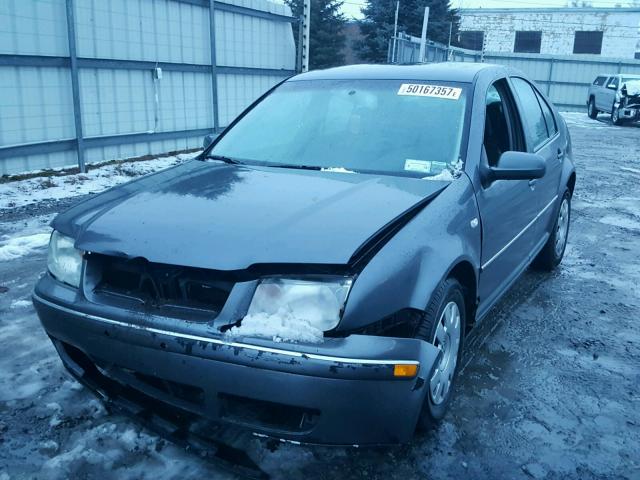 3VWRA69M34M036584 - 2004 VOLKSWAGEN JETTA GL GRAY photo 2